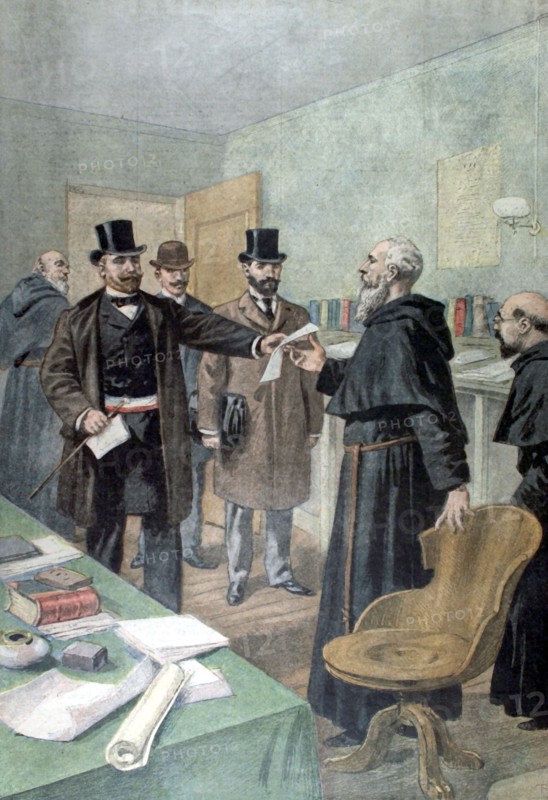 Perquisition au journal "La Croix", du 26 novembre 1899