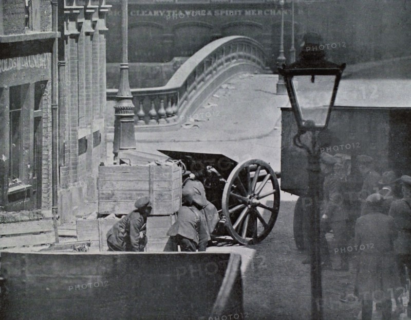 Bataille entre Irlandais (unionistes et indépendantistes) à Dublin (1922)