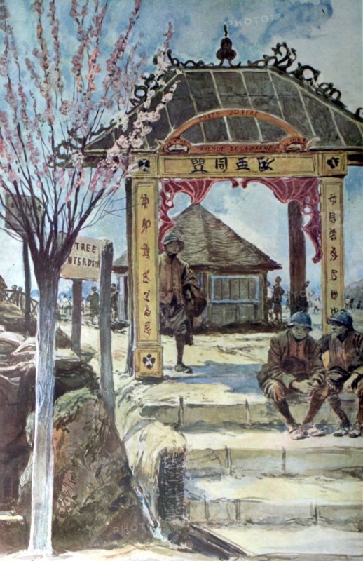 François Flameng, "En Champagne"