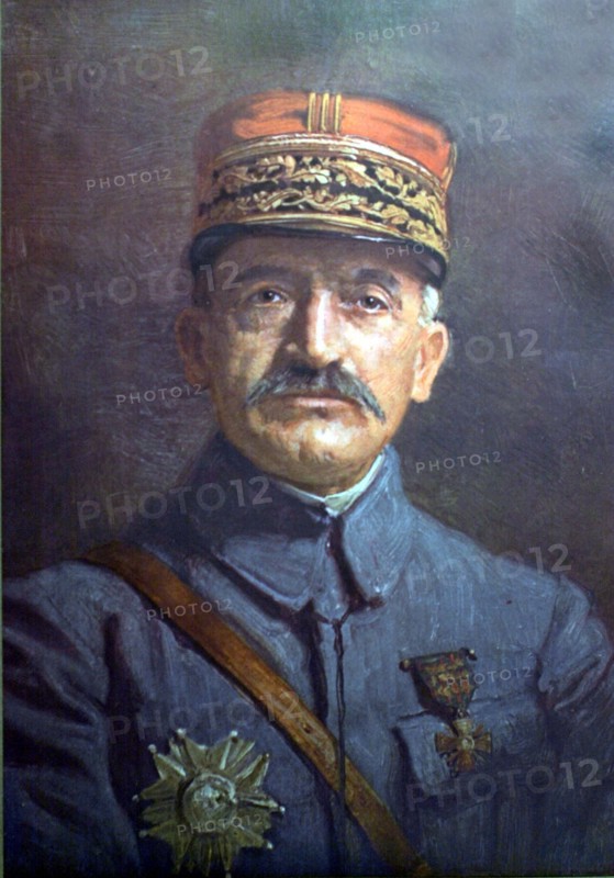 World War I. Portrait of General Maistre