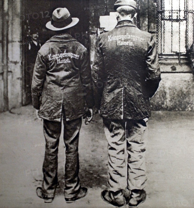 World War I. In Germany, the Hameln prisoner-of-war camp (1916)
