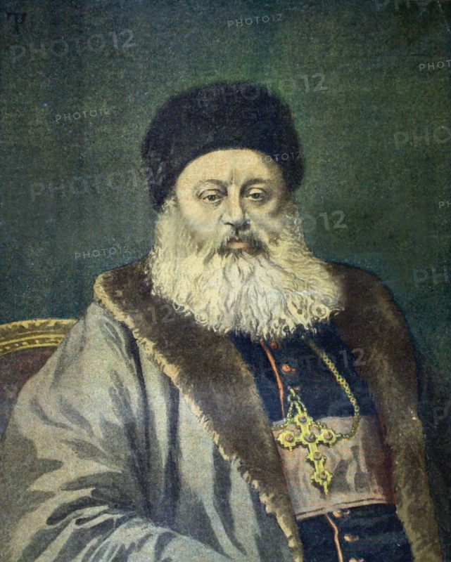 Monsignor Favier, bishop of China. In "Le Petit Journal", 1-6-1901