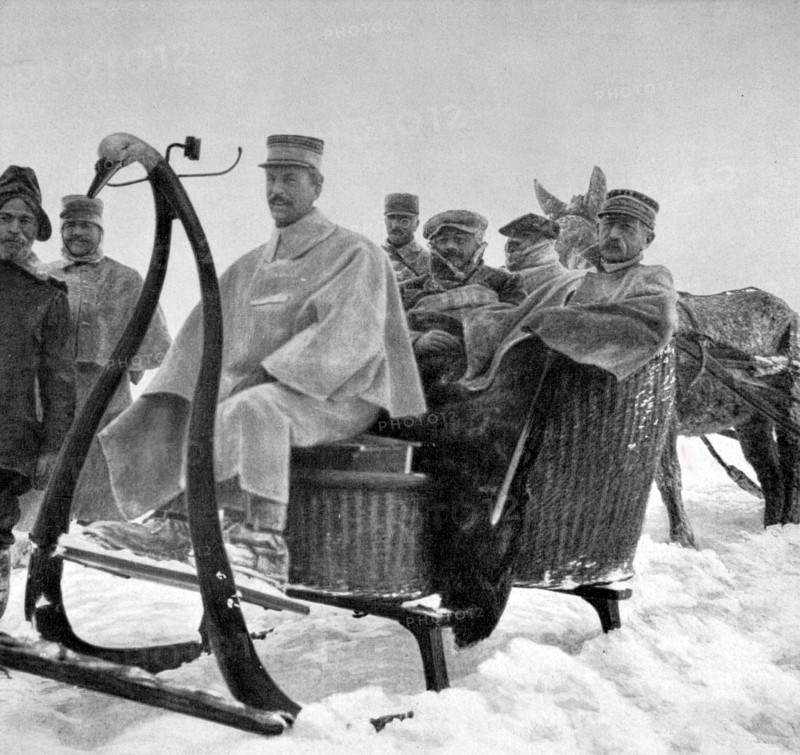 Voyage of Mr. Millerand, War Minister, in the Vosges