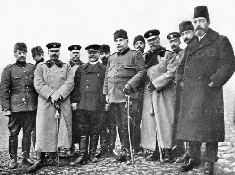 Signing of the Turkish-Bulgarian armistice (12-4-12)