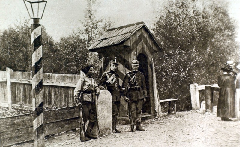 Première Guerre Mondiale. Russes et Roumains à la frontière de Bukovine