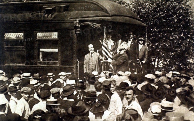 The presidential race in the United States (1916)