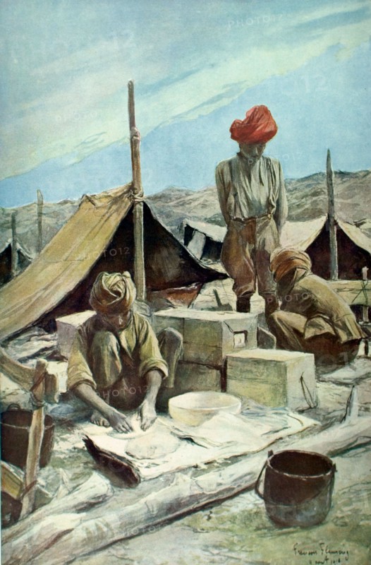 François Flameng, l'offensive britannique de la Somme (1916)