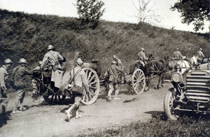 Première Guerre Mondiale. Au nord et à l'ouest de Soissons pendant l'offensive allemande (1er juin 1918)