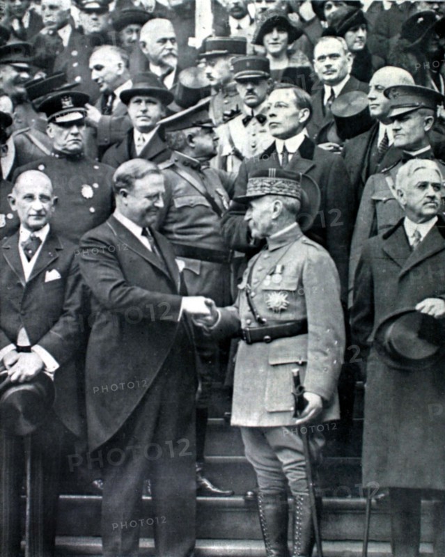 Reception of Marshal Foch in New York (1921)