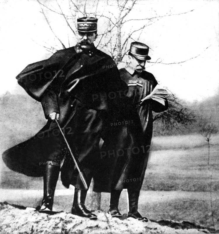 World War I. General Dubail attending a battle in Alsacian territory
