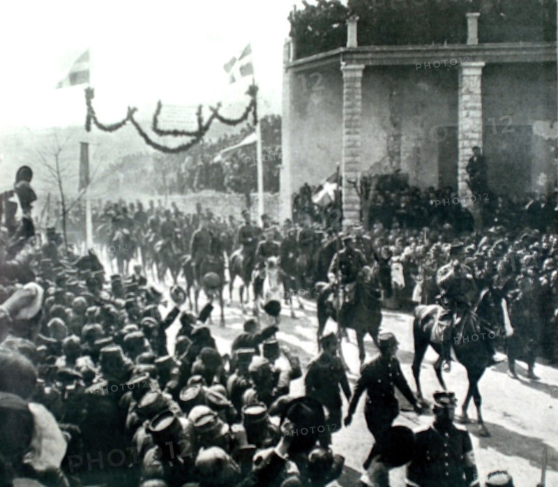 Grèce. Guerre des Balkans. L'occupation de Janina par l'armée grecque d'Epire
