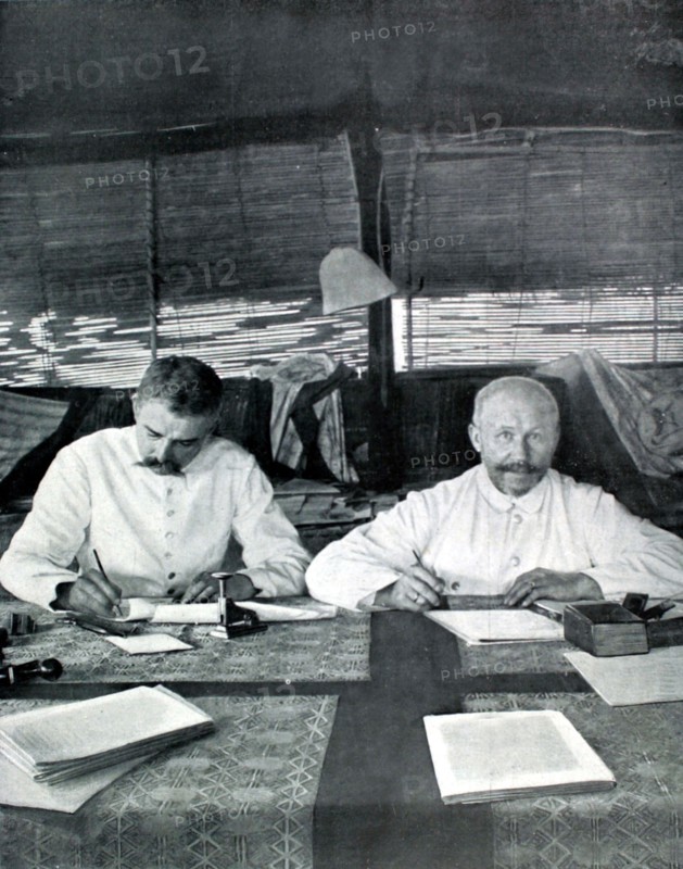Establishing the new Franco-German borders in the Congo (1913)