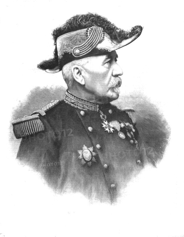 General Duchesne, commander-in-chief of the Madagascar expedition (1895)