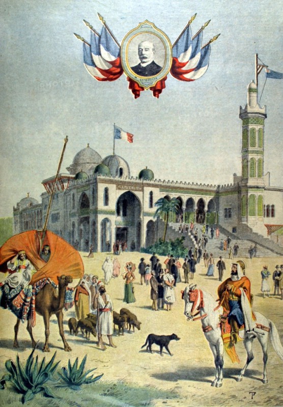 Paris. Exposition universelle. Pavillon de l'Algérie du 10-6-1900