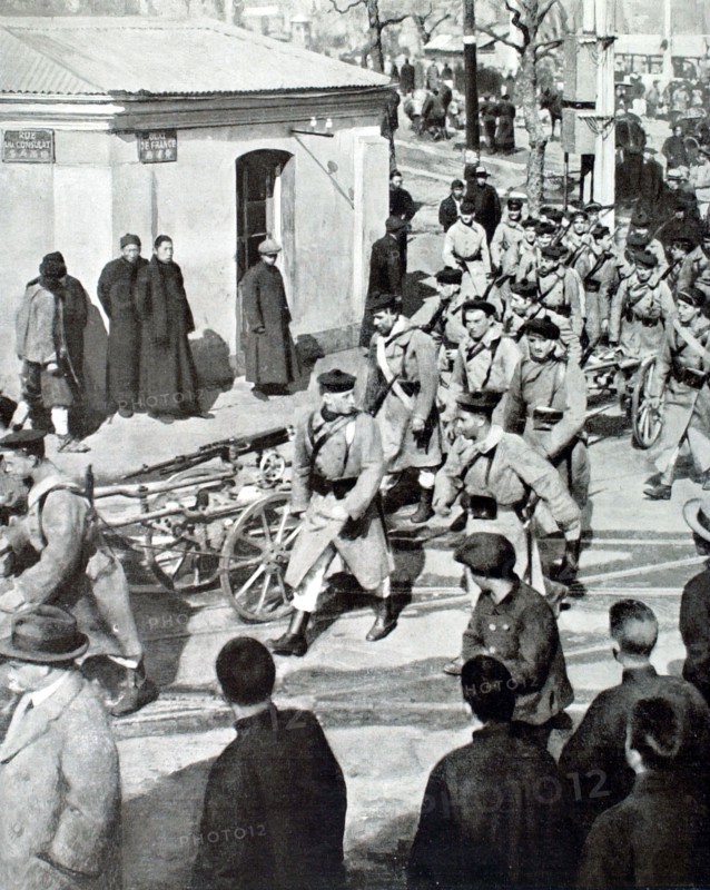 Organizing the defense of the concessions in Shanghai (1927)