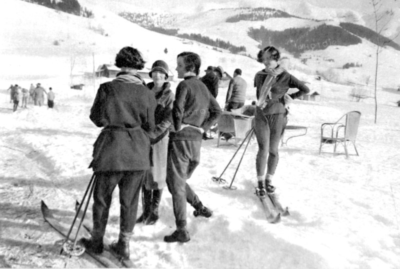 Sports d'hiver à Megève (1927)