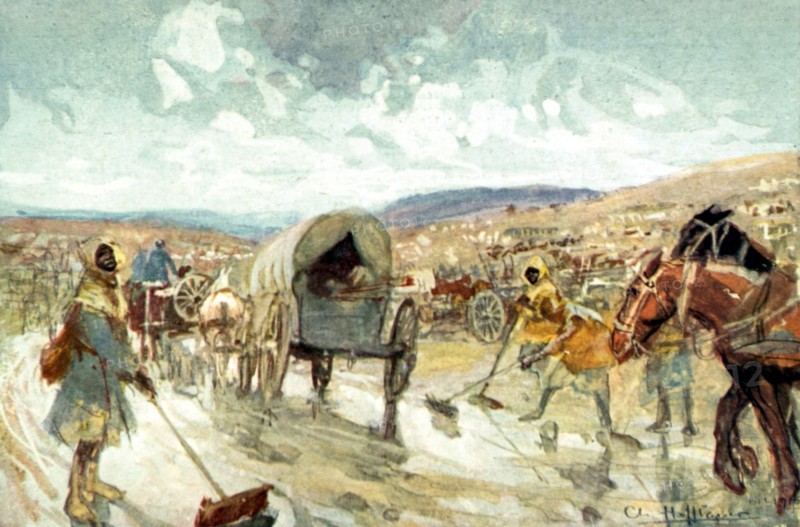 Hoffbauer, In the Somme, on the road between Maricourt and Suzanne