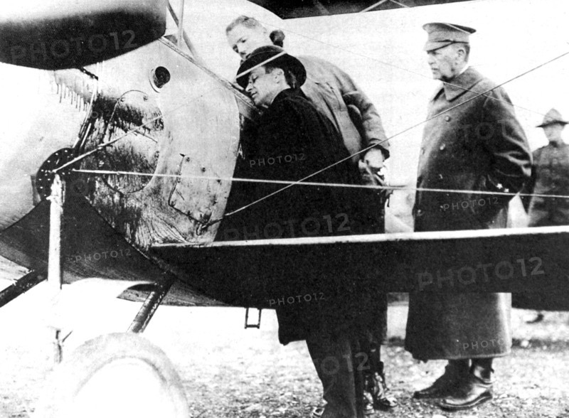 World War I. American airfield in France (1918)