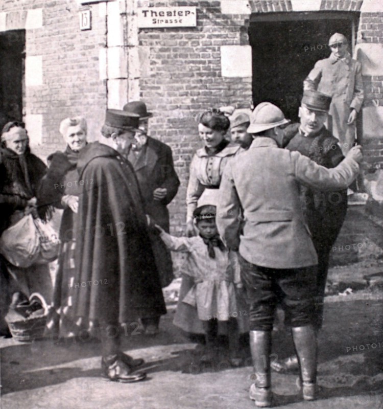 World War I. Liberation of Roye (1917)