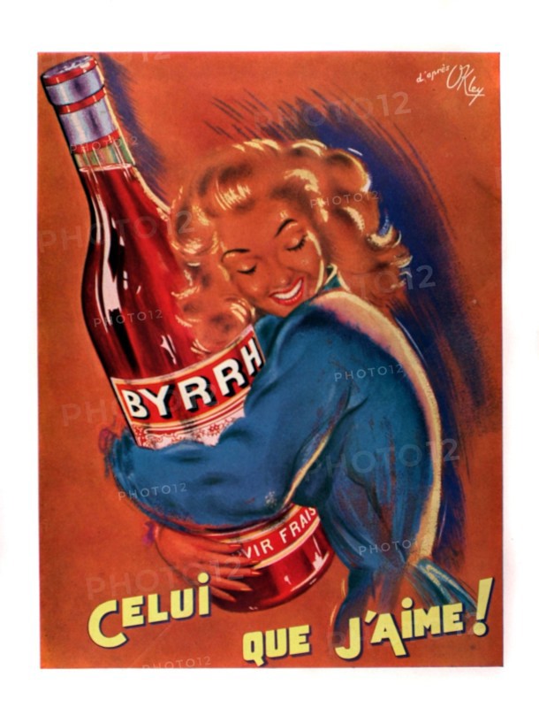 Publicité pour l'apéritif "Byrrh" (1953)
