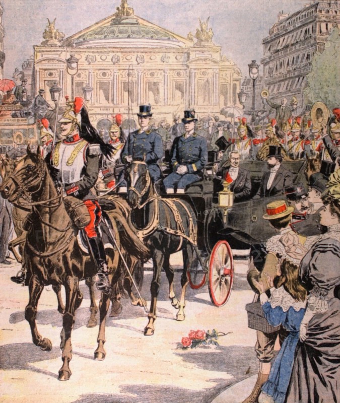 Visit of HRM Sisowath, king of Cambodia, to Paris (1906)