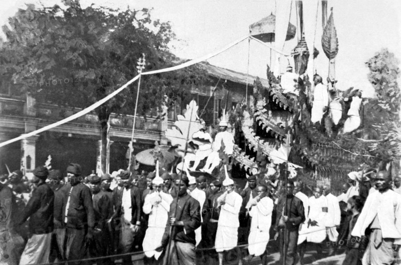 Funeral of Norodom I, King of Cambodia, in Pnom-Penh (1906)