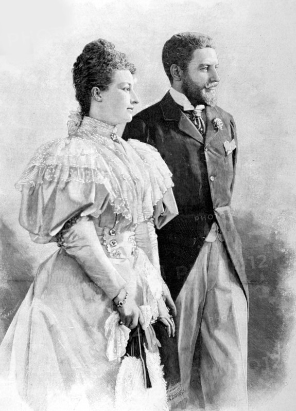 Portrait of Duke of Orléans and Princess Dorothée (1896)