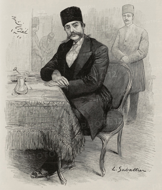 The Shah of Persia, 1900