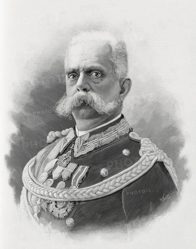 Portrait du roi d'Italie Humbert Ier (1900)