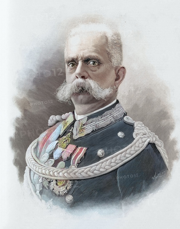 Portrait of King Umberto I of Italy, 1900