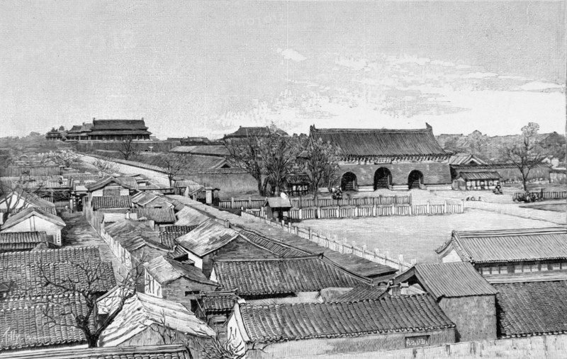 Imperial palaces in Peking (1900)