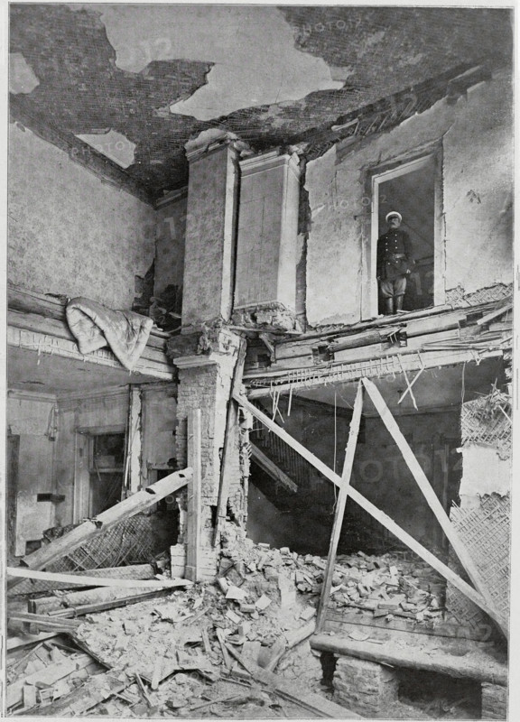 Attentat anarchiste contre M. Stolypine, en Russie le 25 août 1906.