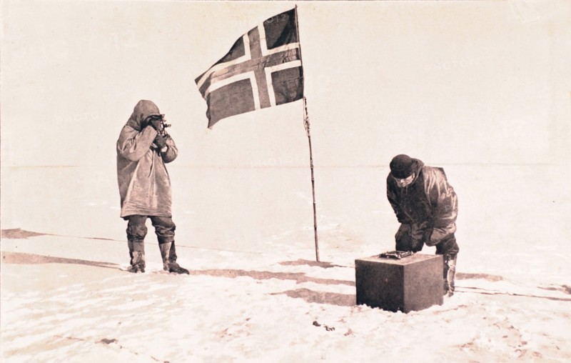 Norwegian South Pole expedition, lead by Roald Amundsen in 1911-1912.