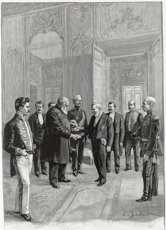 Arrival of President Krüger in Paris, 1900