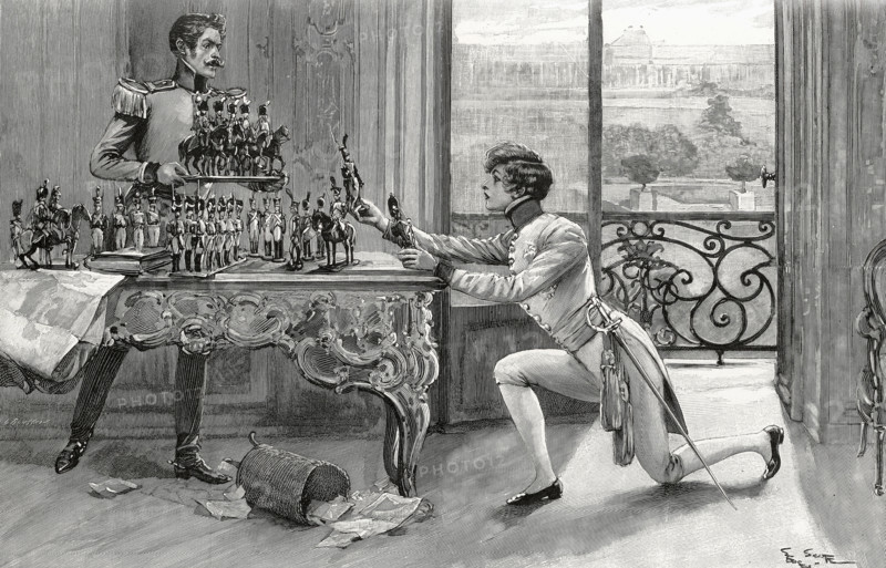 Sarah Bernhardt in  "L'Aiglon", 1900