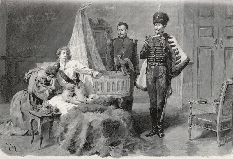 Sarah Bernhardt in the play "L'Aiglon"