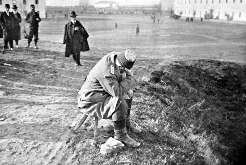 Guerre des Balkans.
Fouad bey, commandant turc à la forteresse de Belgrade, en 1912.