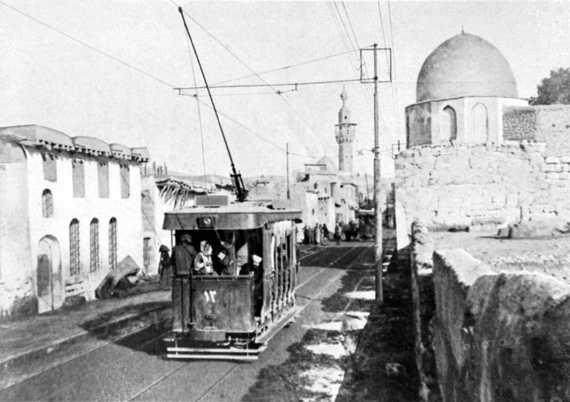 Electric tramways in Damascus (1910)