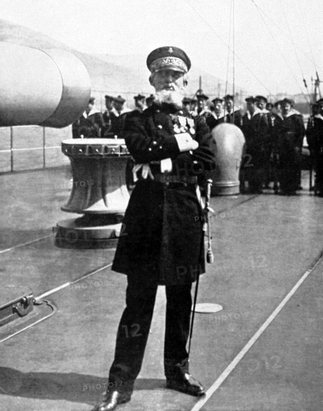 World War I. 
Portrait of admiral Guépratte in 1916