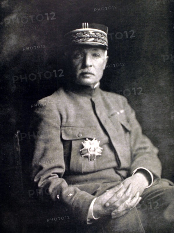 Première Guerre Mondiale. 
Portrait du général Fayolle, en 1918.