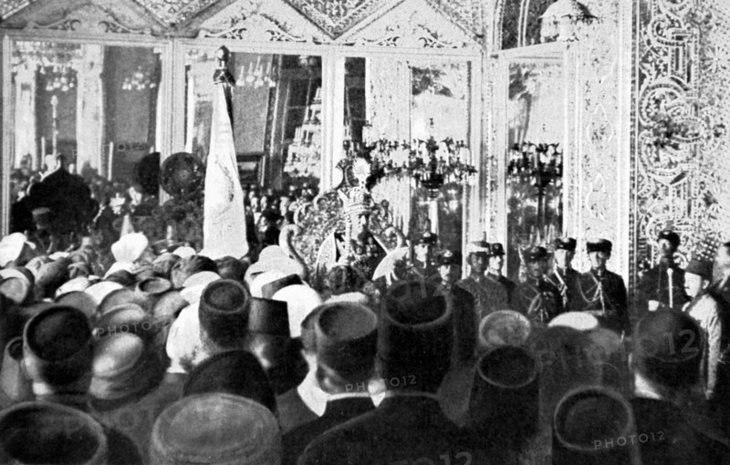 Celebration for the coronation of new Shah of Persia, in Iran (1926)