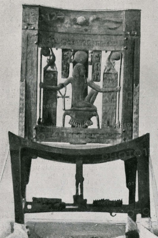 Trésor de Toutankhamon, Chaise