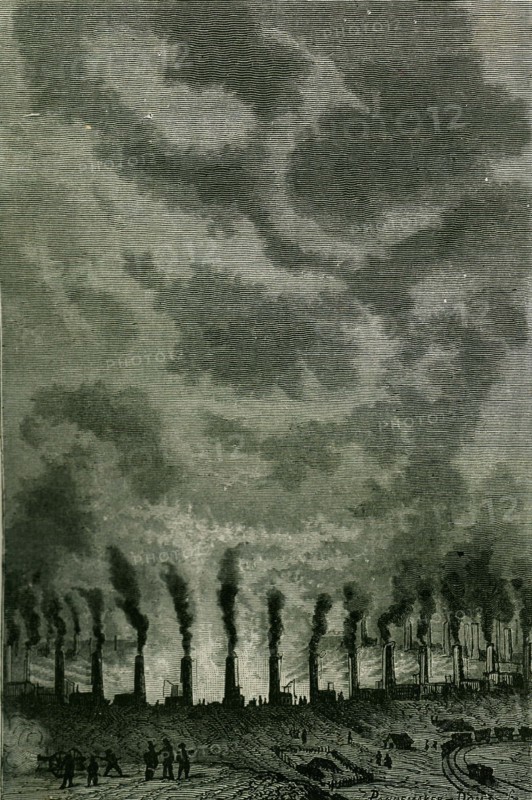 Jules Verne, 'From the Earth to the Moon':
Foundry for the rocket-cannon