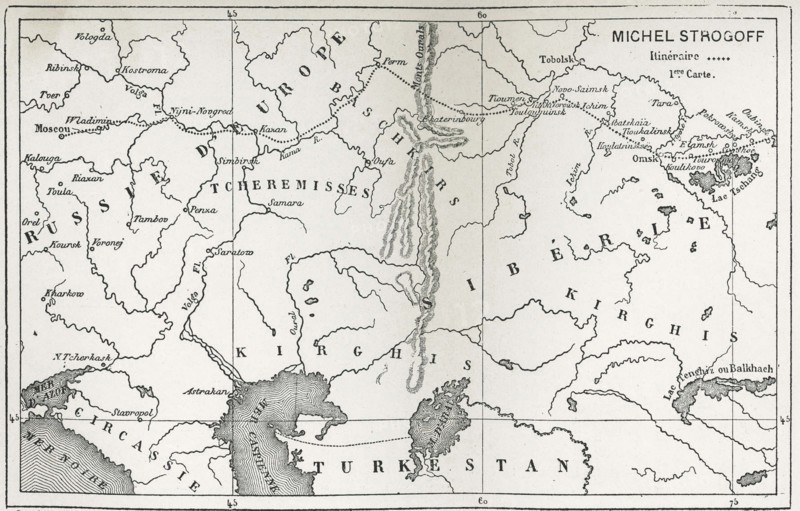 Jules Verne, 'Michael Strogoff. From Moscow to Irkutsk'  (illustration)