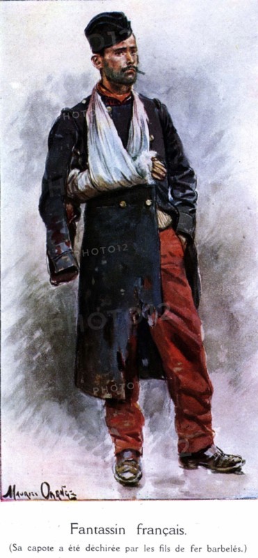Fantassin français de la 1ère Guerre mondiale