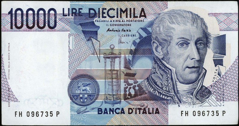 Billet de 10000 Lires