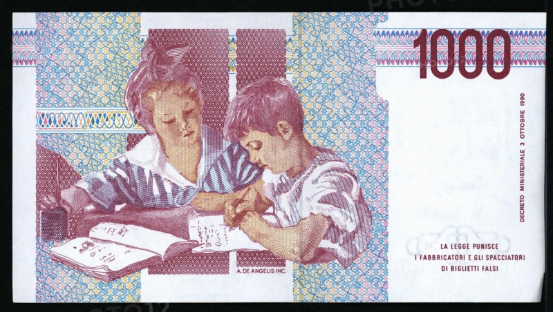 Billet de 1000 Lires