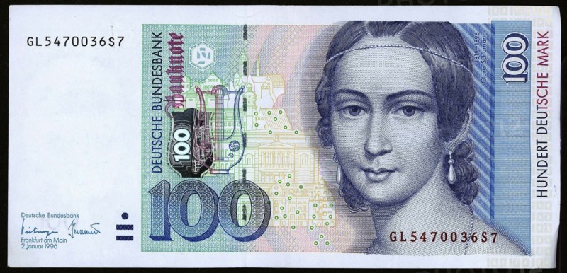 Billet de 100 Deutschmark
