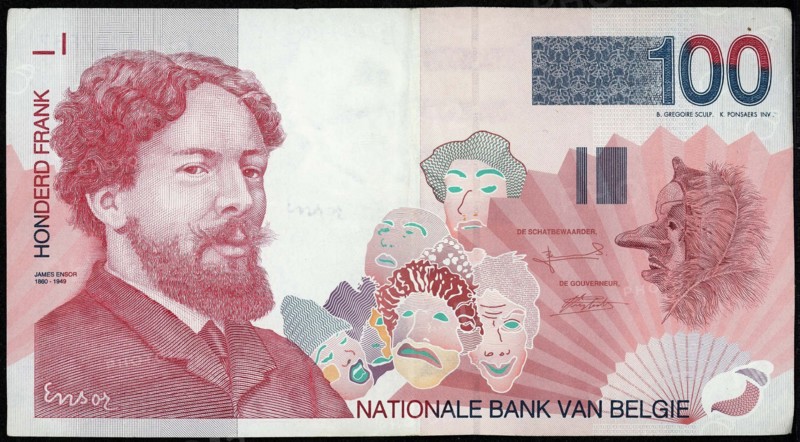 Billet de 100 Francs belges