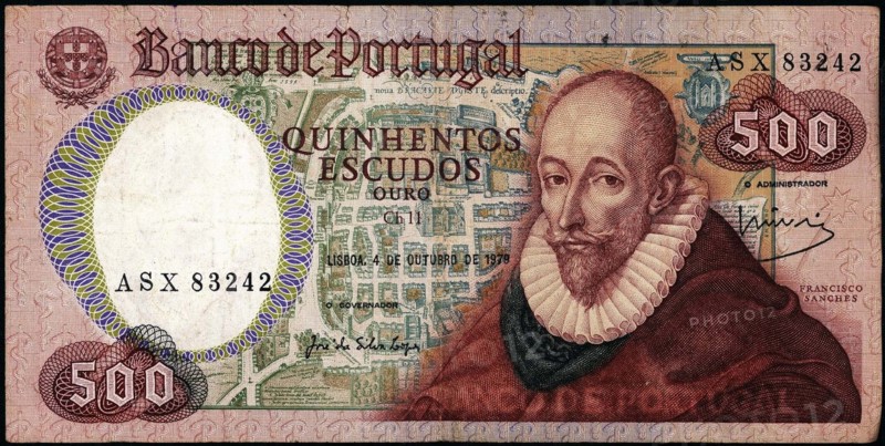 Billet de 500 Escudos
